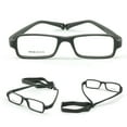 thumbnail image 6 of EnzoDate Baby Eyeglasses & Strap Size 41, Rectangle Children Glasses Frame with Elastic Cord, Flexible One-piece Frame & Band Retainer, 6 of 6