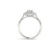 thumbnail image 3 of 1 Carat T.W. Diamond Double Halo 14kt White Gold Engagement Ring, 3 of 5