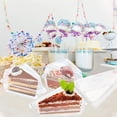 thumbnail image 4 of SUTENGDA Disposable Plastic To Go Containers with Lids  Hinged Top Square Clamshell Food Boxes for Take Out  Home Party Togo Clam Shell Box to Carry Cake  Dessert  4.9 in x 5 in - 100 Cou, 4 of 8