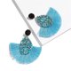 thumbnail image 1 of Pendientes con borlas en forma de gota Pendientes exagerados y distintivos para mujer, 1 of 4
