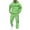 Green, variant on Angala Hoodie Tracksuit Soft Jogger Outfit With Zippered Hooded Sweatshirt And Comfortable Pants For Casual Wear And Athletic Handsome Cozy Men's Suits