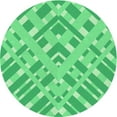 thumbnail image 1 of Ahgly Company Machine Washable Indoor Round Transitional Lime Mint Green Area Rugs, 5' Round, 1 of 7