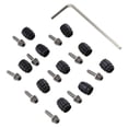 thumbnail image 4 of Bgsha Rival 1 Rival 22 et S700 pour Freins SRAM Insert Olive Kit de Raccord de Tuyau Insert Olive Ensemble de 21 Pcs Rouge Noir Argent, 4 of 10