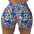 thumbnail image 2 of Fotbe Cute Popcorn Shorts Sin Costuras – Shorts Deportivos de Cintura Alta para Mujer, Elásticos para Gimnasio, Yoga, Running o Ciclismo-X-Large, 2 of 8