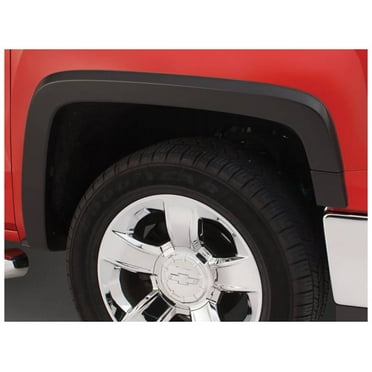 Bushwacker 40956-02 Black OE-Style Smooth Finish 4-Piece Fender Flare Set 19 Chevrolet Silverado 1500 LD, 14-18 Silverado 1500, 15-19 Silverado 2500 HD, 3500 HD (Excludes Dually)