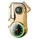 thumbnail image 3 of Multifunctional Key Chain Bottle Opener | 5-in-1 Windproof Double Torch Lighter with LED Colored Light & Real Watch | Sturdy Heavy-Duty Design | Butane Gas Refillable | 76 × 39.5 × 17mm, 3 of 7