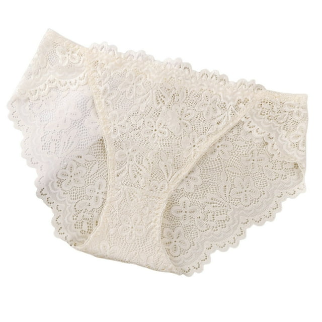 Braguitas de encaje europeo americano para mujer, cintura baja, cómodas, corte fino, tallas S-M-L-XL