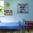 thumbnail image 3 of You Want To Be Treated Treat Others Motivational Classroom Wall Decal Wall Art Sticker Designs Vinyl Stickers For Home House Walls Rooms Windows Bedroom Decoration Size (20x20 inch), 3 of 3