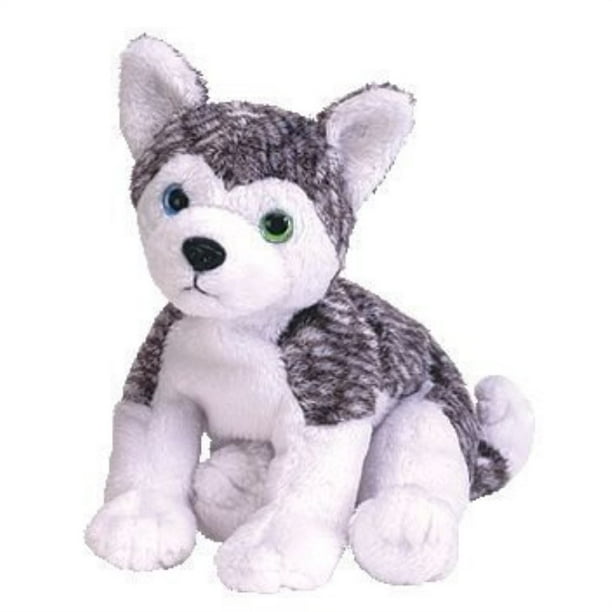 ty beanie baby mukluk the husky dog (blue & green eyes) by ty