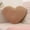 ZZ Brown, variant on Zhi Heart Shaped Soft Cushion Throw Pillow Exquisite Plush Pillow Romantic Decor for Sofa Car Home and Holiday Gifting Use