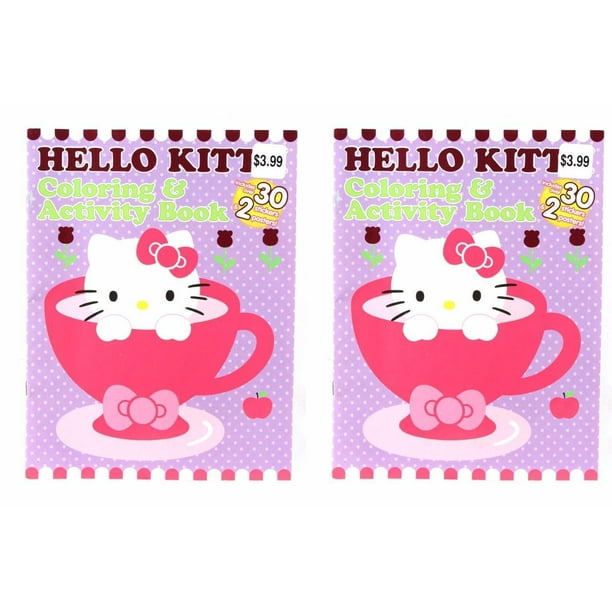 Download Set of 2 Hello Kitty Coloring and Activity Book With ...