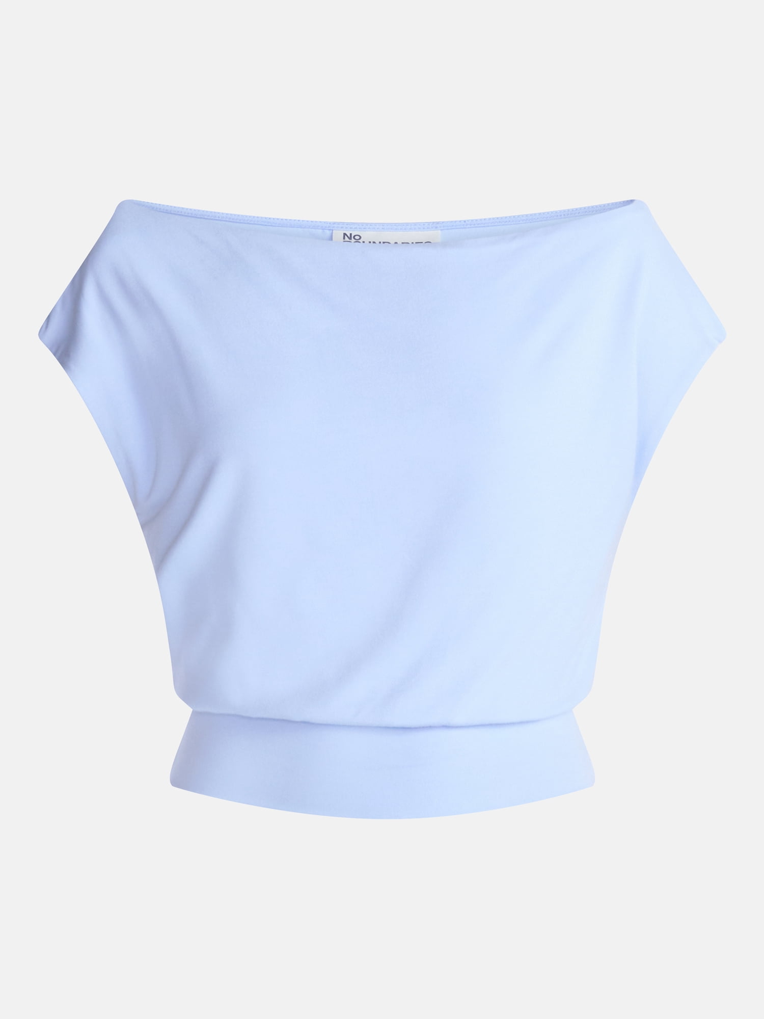 No Boundaries Asymmetrical Top with Banded Bottom, Women's XXS-XXL
