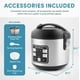 thumbnail image 3 of Multicocina Digital Aroma Housewares Acero Inoxidable Select 4 Tazas de Arroz y Grano, 3 of 8