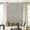 thumbnail image 2 of Dundee Deco Peel and Stick Self Adhesive Wallpaper - Floral Sepia, Beige Flowers, 18 ft x 24 in, 2 of 3