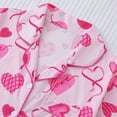 thumbnail image 6 of Valentine's Day Pajama Set for Women 2 Piece Lounge Set Short Sleeve Tops and Shorts Soft Sleepwear S-XXL, 6 of 9