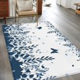 thumbnail image 2 of Hallway Runner Rugs 2.7x5 Ft, Blue Spring Botanical Non Slip Area Rugs for Kitchen Bedroom Entryway, Weeping Eucalyptus Butterfly Washable Carpet Runner Rug Floor Mats for Bedroom Home Decor, 2 of 8