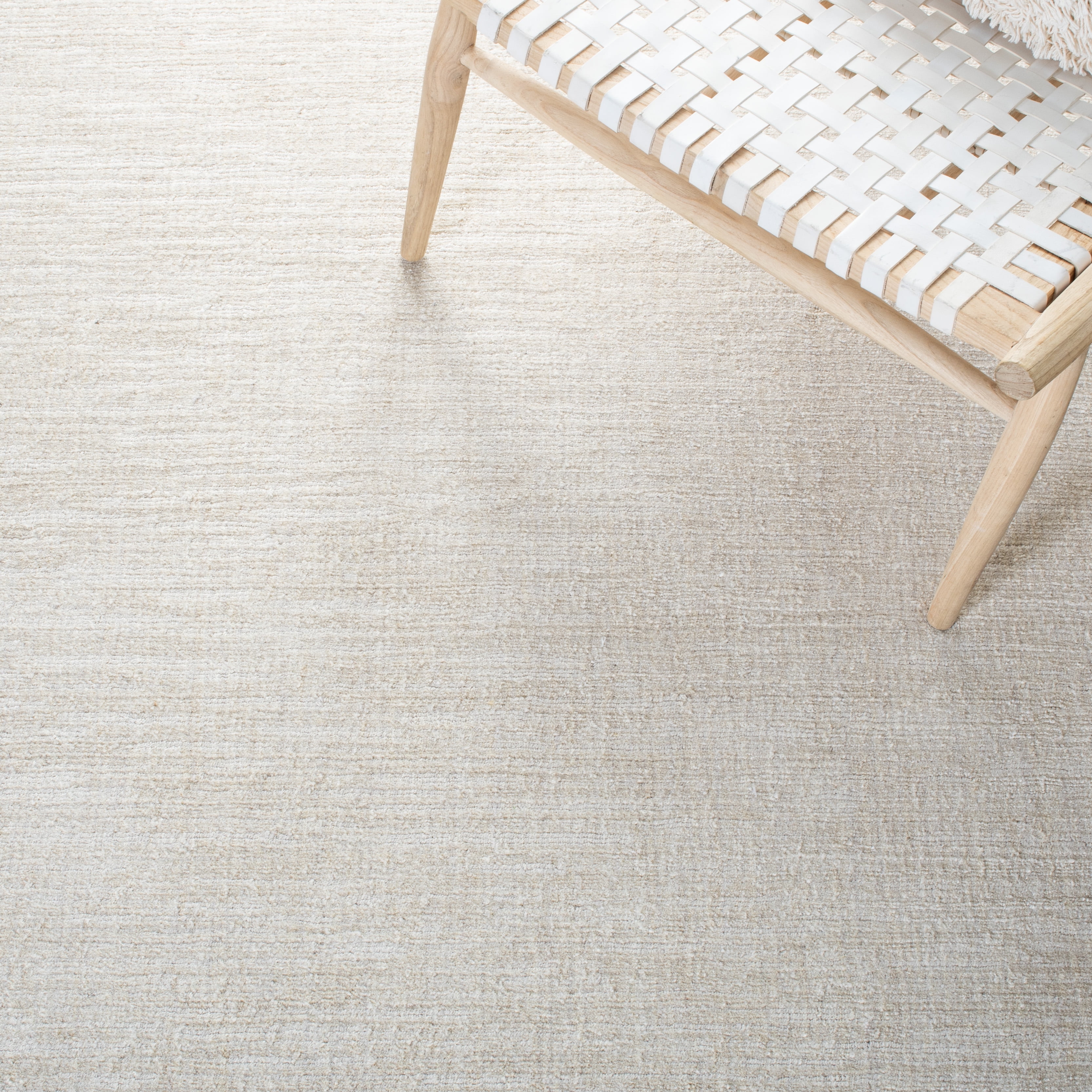 SAFAVIEH Natural Fiber Johna Solid Runner Rug, Beige, 2'3" x 8'