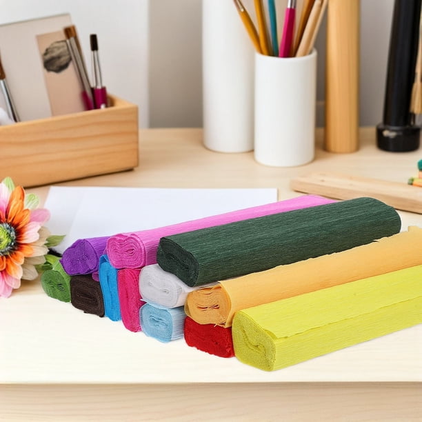 AURARMLET Rollo De Papel Para Flores Artesanales Color Surtido Ideal Para Y Regalos