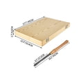 thumbnail image 2 of Tuspuzz Herramientas de Torno Madera gubias para tallar madera Acero de Alta Velocidad 8 Cinceles para Tornear Madera Gubias para Tallar Madera Ampliamente 45 x 32 x 4,2 cm torno para madera, 2 of 8