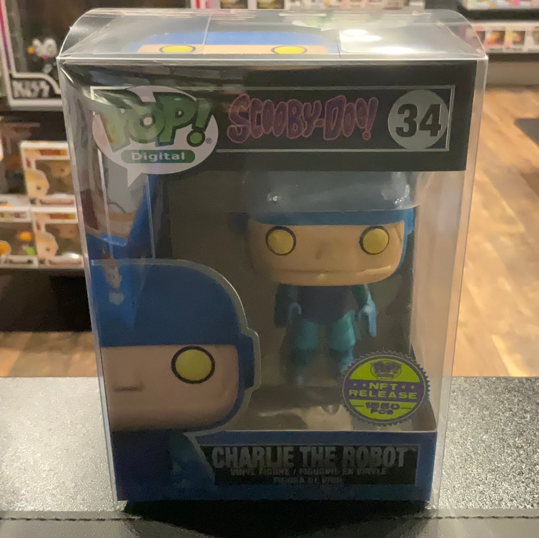 Figurine Pop Scooby-Doo #34 pas cher : Charlie le Robot - Digital Pop