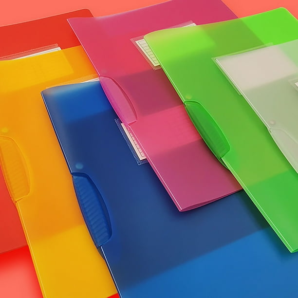 ZTTD 1 Pack Report Folder Cover with Clip, Clear Report Covers