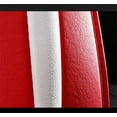 thumbnail image 4 of Red PU Leather Car Seat Cover Front+Rear Cushions Protector Full Set All Season, 4 of 5
