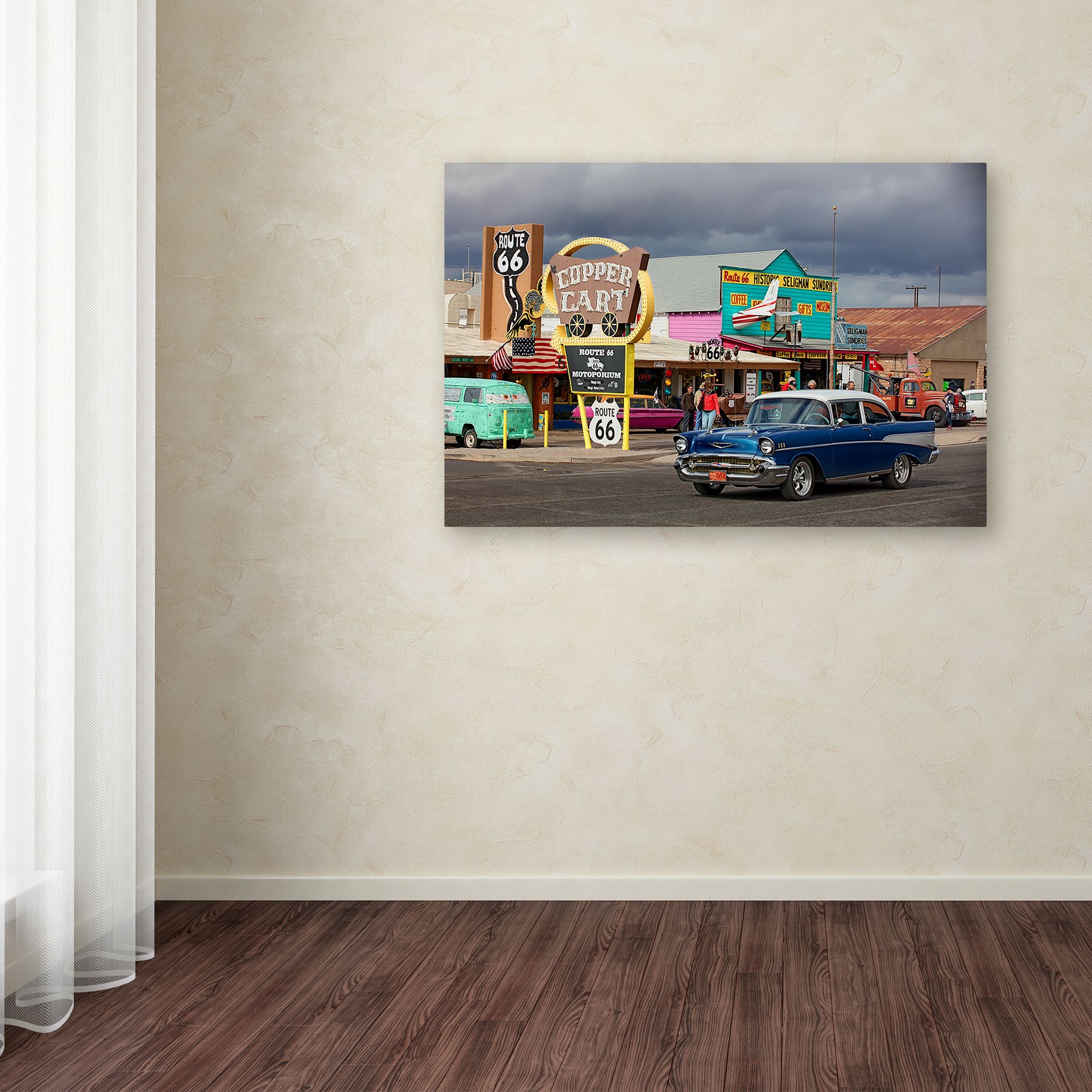 Trademark Fine Art 'Rt 66 Fun Run Seligman' Canvas Art by Mike Jones Photo