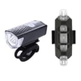 thumbnail image 1 of 2 uds., Faro de bicicleta, lámpara delantera de bicicleta de seguridad de conducción súper brillante, giratoria Baoblaze faro de bicicleta recargable, 1 of 8