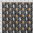 thumbnail image 3 of oneOone Rayon Black Fabric Halloween Quilting Supplies Print Sewing Fabric By The Yard 56 Inch Wide, 3 of 6