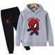 thumbnail image 2 of 2022 otoño bebé niños deporte ropa Casual Marvel Spider-man conjuntos de ropa para niños disfraces algodón ropa de bebé 3-16 años Old140CM zhangmengya CONDUJO, 2 of 2