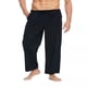 thumbnail image 5 of Pantalones largos para hombre, color liso, con bolsillos ajustados, pantalones largos para hombre, pantalones de poliéster y algodón., 5 of 6