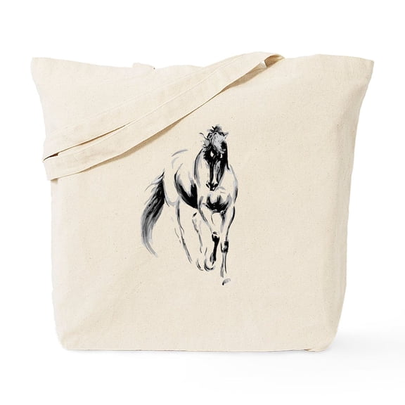 CafePress - HORSE Tote Bag - Unisex Canvas Tote Bag, Beige, 1-Piece
