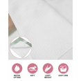 thumbnail image 6 of Ombre Green Ocean Kitchen Dish Towels for Drying Dishes Set of 3, Coastal Waves Beach Gradient Waffle Weave Microfiber Hand Tea Bathroom Towels Quick Dry & Absorbent Towel 12x12, 6 of 7