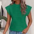 thumbnail image 1 of Jienlioq Mode Femmes Décontracté Manches Courtes Col Rond Imprimé Hauts Blouse pour Dames, 1 of 8