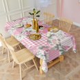 thumbnail image 6 of Pioneer Flower Floral Print Pattern Rectangle Tablecloth 60"x102",Waterproof Polyester Rectangle Table Cloth, Wipeable Spillproof Polyester Tablecloth for Dining, Camping, Indoor and Outdoor, 6 of 6