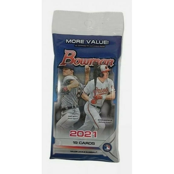 21 TOPPS BOWMAN BASEBALL FAT PACK