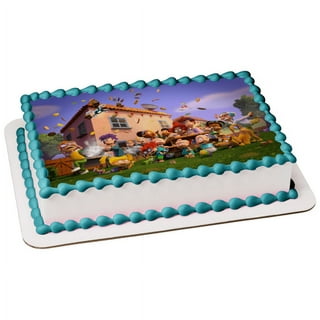 Spongebob Birthday Edible Cake Topper Image 1/4 sheet ABPID22154