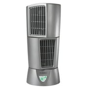 Lasko Platinum Wind Tower 14" 3-Speed Oscillating Table Fan, Gray, 4910