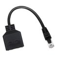 thumbnail image 3 of Rj45 Ethernet Splitter, 1 Plug To 2 X Female Lan Internet Cable Adapter Ft, 3 of 4