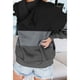 thumbnail image 4 of Mujer Cremallera Sudadera Con Capucha Poliéster Casual Manga Larga Con Capucha Bolsillo Abrigo Para Otoño Invierno Negro XL, 4 of 6