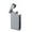 Gray#4, variant on USB Rechargeable Windproof Plasma Lighter - Double Arc Ignition, Frosted Metal Body, Type-C Charging, Digital Power Display, 68x35x12mm, 65g, Multi-Color Options for Cigarettes & Outdoor Use