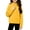 Yellow, variant on ATOGUTA Girls Turtleneck Sweatshirt Black Kids Long Sleeve Half Zip Fleece Sweatshirts Casual Fashion Spring Fall Clothes Size 5T-15