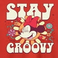 thumbnail image 3 of Disney - Mickey & Friends - Minnie Mouse - Stay Groovy - Toddler And Youth Long Sleeve Graphic T-Shirt, 3 of 5
