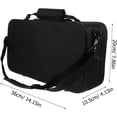 thumbnail image 2 of HUGFEGWE Portable Clarinet Carrying Bag Durable Storage Case for Wind Instrument for Outdoor Use Lightweight and Compact Clarinet Holder Bag U2536-21914, 2 of 9