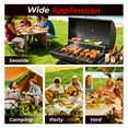 thumbnail image 5 of Zimtown BBQ Charcoal Grill Outdoor Barbecue Pit Barrel Charcoal Grill Smoker for Patio Backyard, 5 of 13