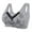 AJK36-Gray, variant on Bras For Older Women Front Button Closure No Underwire Plus Size Push Up Bralettes Comfy Supportive Everyday Bras For Senior Pink 50