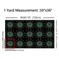 thumbnail image 3 of Homewish Boho Bohemain Print Fabric by the Yard 2 Yard,Retro Tree Of Life Room Decor Fabric by the Yard,Green Brown Black Fabric for Sewing For Adult,Microfiber Bedroom Decor, 3 of 6