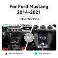 thumbnail image 4 of TPXINXIN Android 13 Auto Car Radio GPS Navigation Screen For Ford Mustang 2015-2017 Carplay Digital Dashboard 10.4 inch Multimedia AC Headunit, 4 of 10