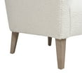 thumbnail image 5 of Jennifer Taylor Home Nimbus 27.5" Curved Accent Chair, Ivory White Boucle, 5 of 9