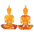 thumbnail image 4 of Buddha Statue, Exquisite Resin Buddha Statue Luck And Awe Distinctive Gift Anti-oxidation  For Bookcase For Shelf For Desk, 4 of 8
